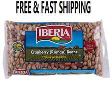 Iberia Roman Cranberry Beans, 12 Oz