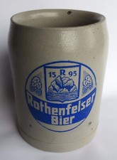 Masskrug Rothenfelser Bier Bayer Br&auml;u Rothenfels Bierkrug Steinkrug 0,5 Krug 2