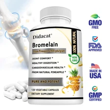 Bromelain Capsules - Supports Intestinal Health And Improves Digestion-120pcs