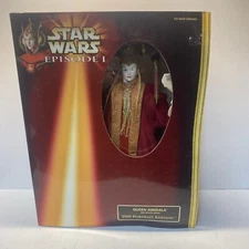 Hasbro Star Wars Queen Amidala Red Senate Gown Doll 1999 Action Figure