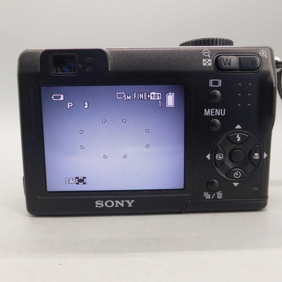 Sony Cyber-shot DSC-W15 5.1MP Digital Camera - Black for
