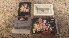 Super Nintendo SNES Mighty Morphin Power Rangers Game BANDAI COMPLETE TESTED