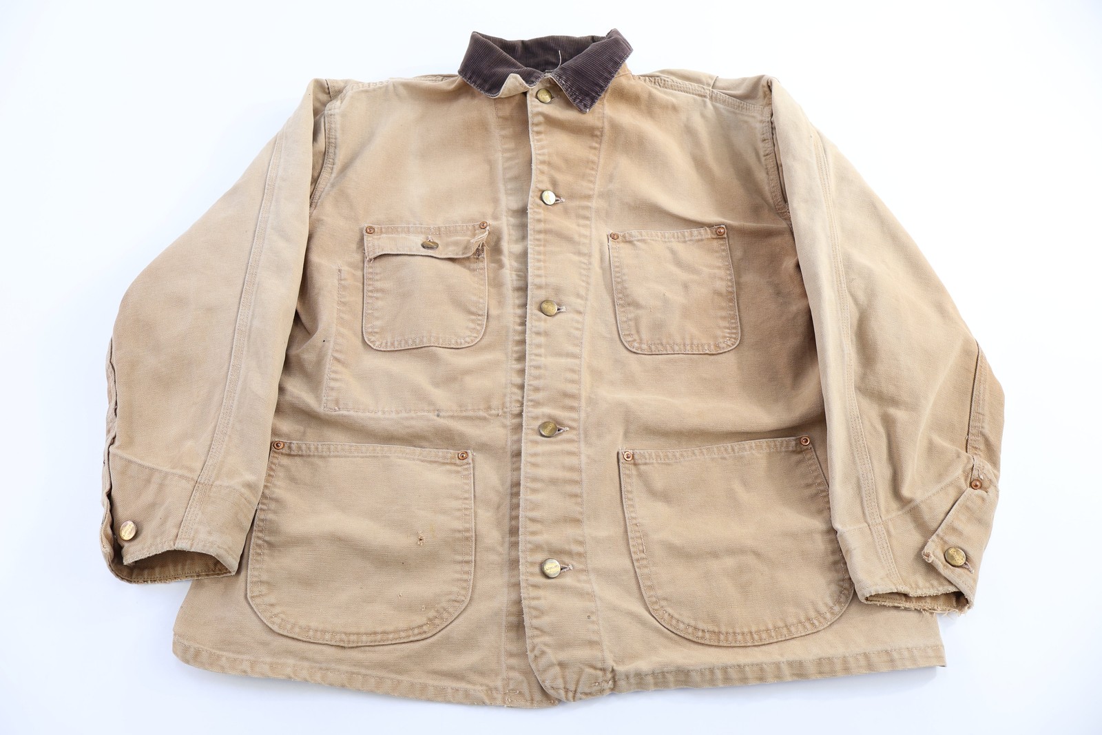 80's Carhartt Tan Chore Jacket