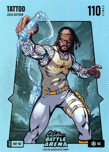 2026 Battle Arena Tattoo BBF-102 Fernando Tatis Jr. Battlefoil ICE