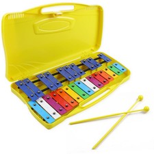 Glockenspiel Xylophone 25 Notes Metal Keys Xylophone for Beginner Student  Perc