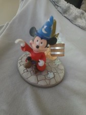 Disney Animated Classics Sorcerer Apprentice Mickey With Broom Fantasia Figurine