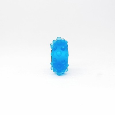 ElfBeads Glasperle - Blau - Dewdrops Frost