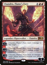 Chandra, Flame's Fury [Core Set 2020] Lightly Played Foil
