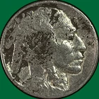 1913 Type 2 Buffalo Nickel Very Fine VF Coin, Corrosion #38917