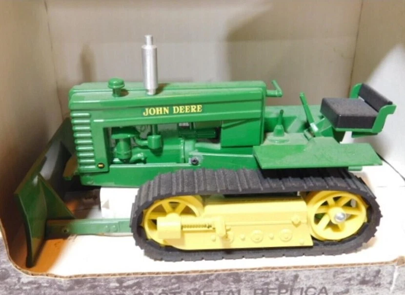 Vintage Liberty John Deere Crawler w Blade Original Box Collectible Toy - Image 2 of 4