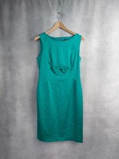 AUTOGRAPH DRESS SIZE 12, JADE GREEN PENCIL MIDI, 50s STYLE. SLEEVELESS.  PARTY