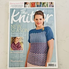 THE KNITTER Knitting Pattern Magazine Issue 82 Feminine Knits In Lace & Colors