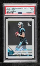 2019 Panini Donruss Optic Rated Rookie 3/50 Will Grier #155 PSA 9 MINT Auto 02le
