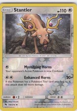 2018 Stantler Uncommon SM - Lost Thunder 156/214 NM Reverse Holo LP-NM