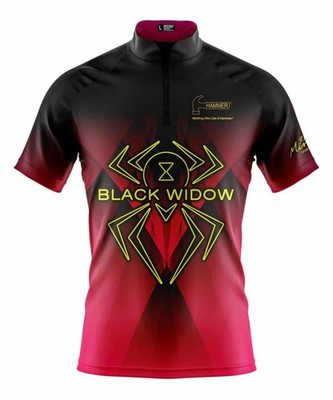 *Custom Name* Hammer Black Widow 2.0 Hybrid Bowling Jersey Size S-5XL, NEW