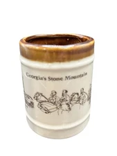 Vintage Georgia’s Stone Mountain Mug 12oz. Confederate Gen. Lee Davis Jackson