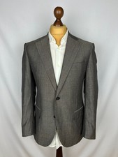 CORNELIANI First Line Solid Brown-Gray LinenWool Modern Sport Coat 38US48IT