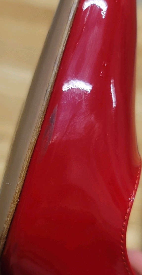 Prada Red Patent Leather Stiletto Heels Pumps Women’s Size 35.5 thumbnail 11