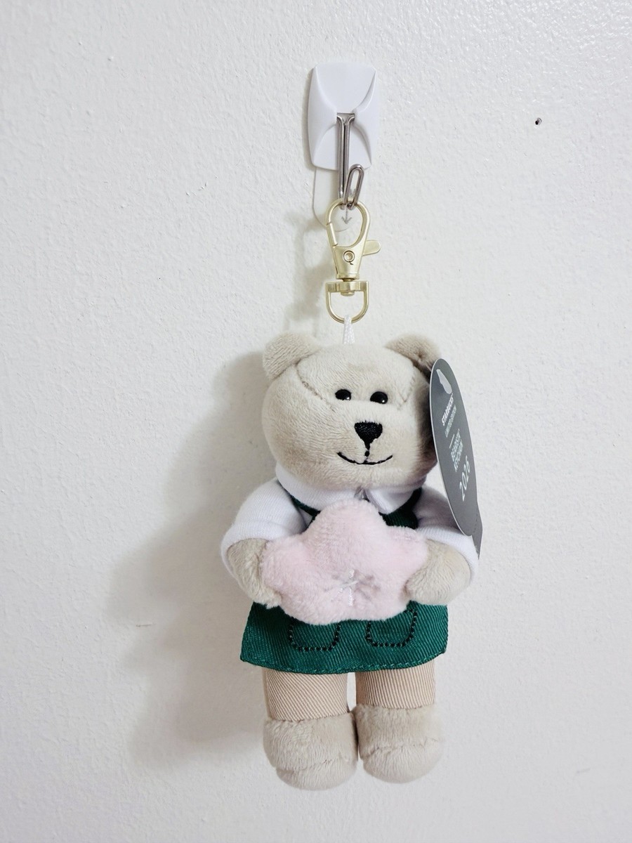 Starbucks Limited Edition Bearista Keychain 2026 Cherry Blossom
