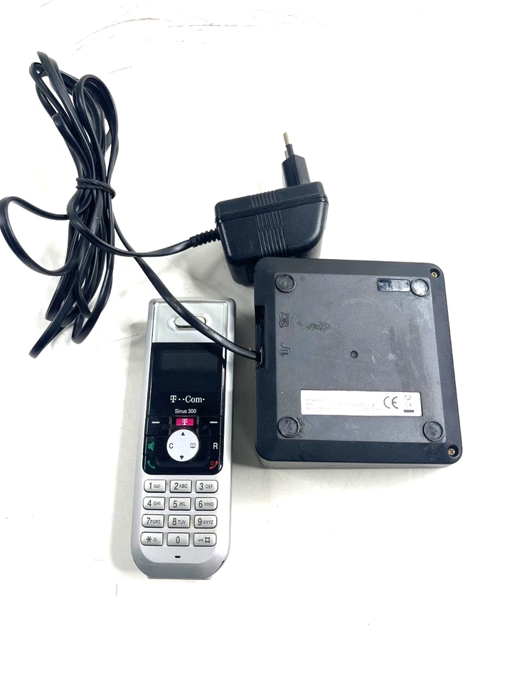 Telekom Sinus A 300 Festnetz Telefon schnurlos silber - Bild 2 von 4