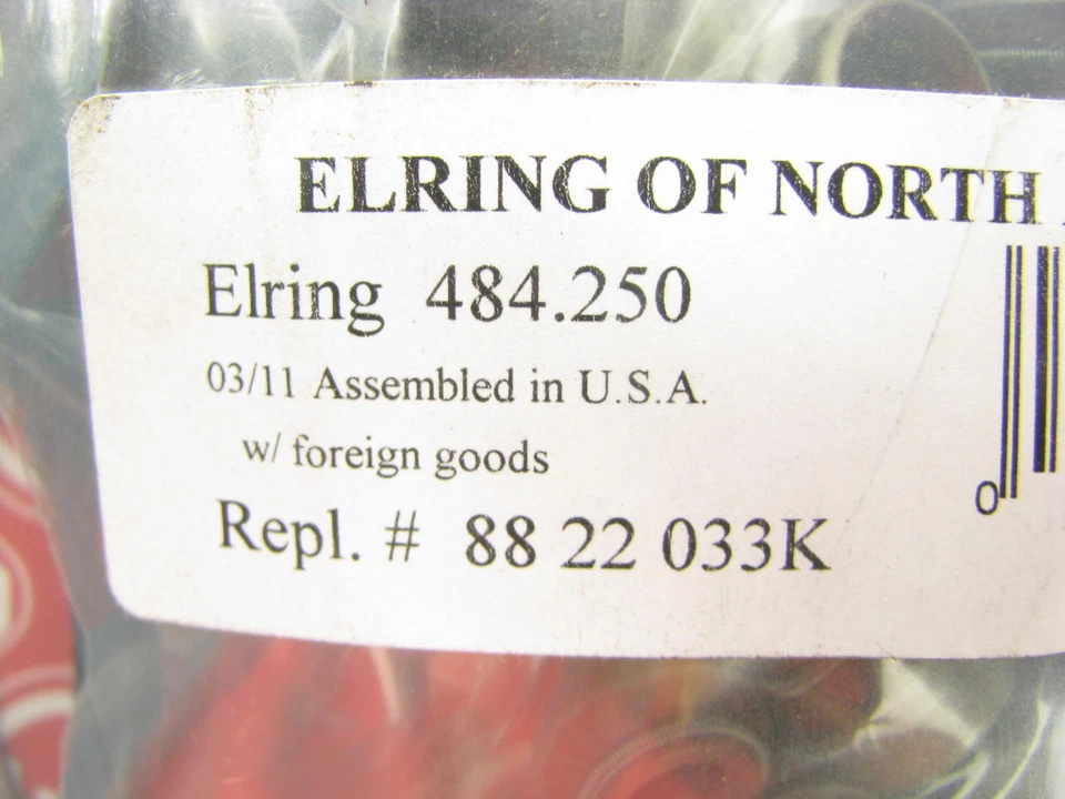 Elring 484.250 Cylinder Head Gasket Set 1994-1998 SAAB 900, 9000 B204 B234 - Image 2 of 2