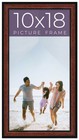 10x18 Frame Executive Brown Round Mahogany Finish Solid Wood Picture Frame | 1.2
