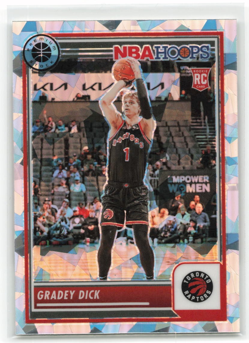 2023-24 Panini Hoops Premium Stock Gradey Dick #251 Ice Prizm