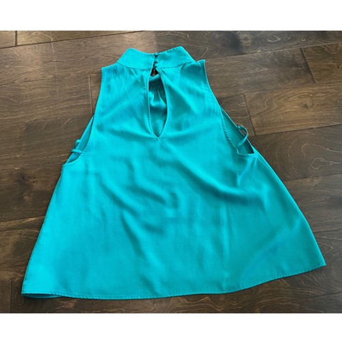 Free People Palm Breeze Mock Neck Tunic Top Green Size 2 - Picture 8 of 8