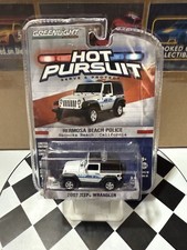 Hot Pursuit HERMOSA BEACH POLICE CALIFORNIA 2007 JEEP WRANGLER 1/64 Diecast