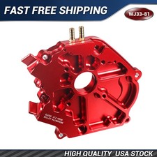 Dual Bearing Billet Side cover For GX200 196 Predator Hemi,Ghost,212 and 224 Red