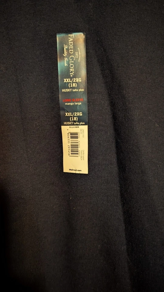 Faded Glory NUEVA Camiseta Para Mujer Talla XXL/2XG (18H) Manga Larga Sin Etiquetas PET RESCUE Foto 3 de 4