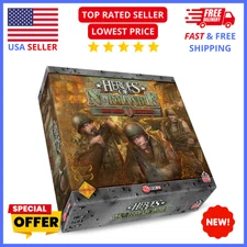 Heroes of Normandie Big Red One Board Game French Edition WWII Strategy Game