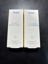 Supergoop Unseen Sunscreen SPF40 - 1.7fl oz Exp 10/26  2 Pack 