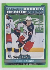2021-22 O-Pee-Chee Marquee Rookies Neon Green Border 25/50 Joshua Dunne #540 0c3