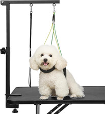 Dog Grooming Table Arm with Clamp 32In Pet Dog Grooming Table for Small Dogs at