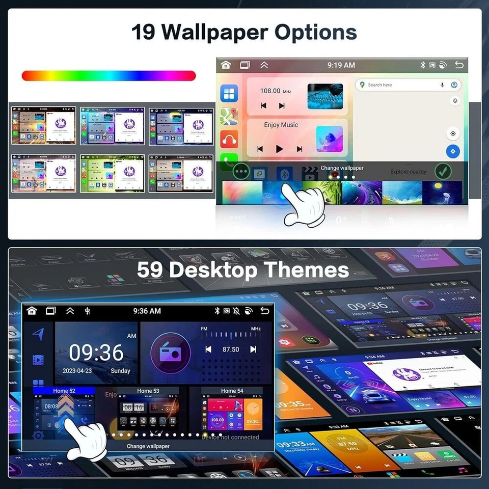 For Toyota Yaris iA 2017-2018 Android Auto fit for Apple Carplay 2G+32G GPS - Image 4 of 4