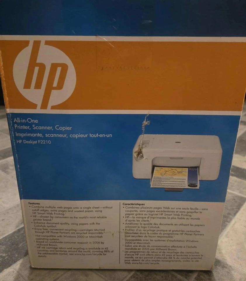 Hp deskjet F2210 (Printer, Scanner, Coppier) Imperfections unbox - Image 2 of 4
