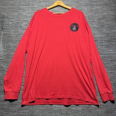 SDSU Shirt Men's 2XL Red Long Sleeve Aztecs Crew Neck