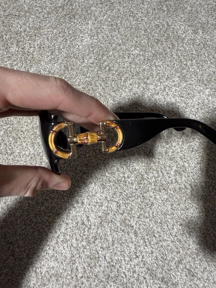 Gucci GG Logo Bamboo Horsebit Sunglasses - Image 2 of 4