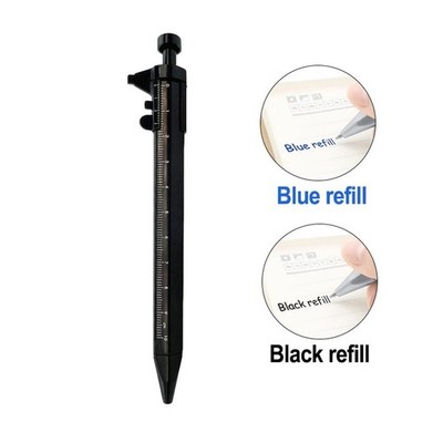Messschieber Stift 2 in 1 Messwerkzeug mit 0 5 mm Gel Tinte Tintenroller