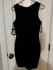 GUESS Women's Sleeveless Black Fitted Dress NWT dressy  