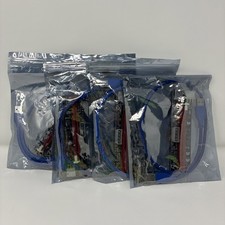 Lot of 4  PCI-E 1x to 16x Powered USB3.0 GPU Riser Extender Adapter Card