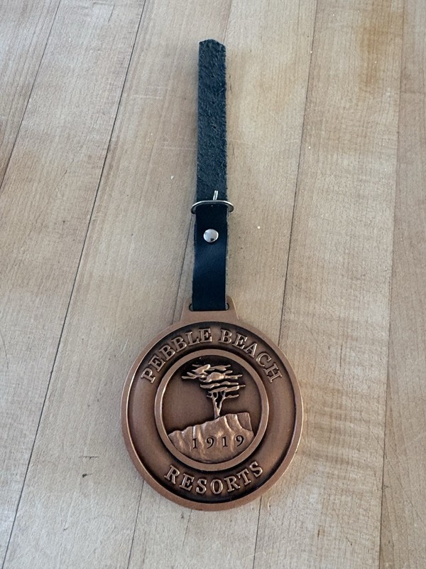Pebble Beach/Spyglass  Golf Resort Bag Tag Metal