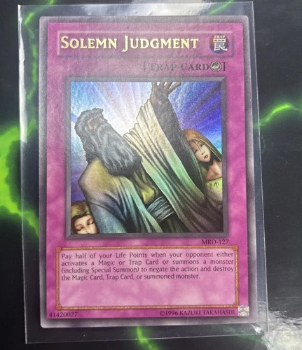 Yu-Gi-Oh! TCG Solemn Judgment Metal Raiders MRD-EN127 Unlimited Ultra Rare