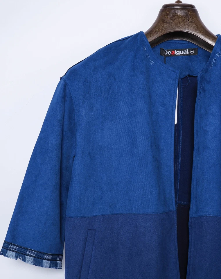 Desigual Women's Jacket Size M Embroidered Jacket 19SWEWX0 RRP: 99.95Eur - Image 3 of 4