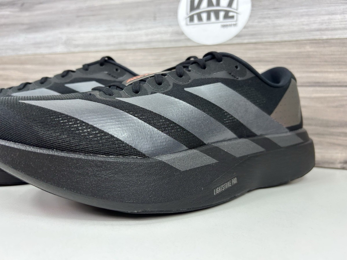Adidas Adizero EVO SL Black Grey Four Orange KJ1363 Men\'s Shoes Size 8 adidas-adizero-evo-sl-m-core-  main image 3