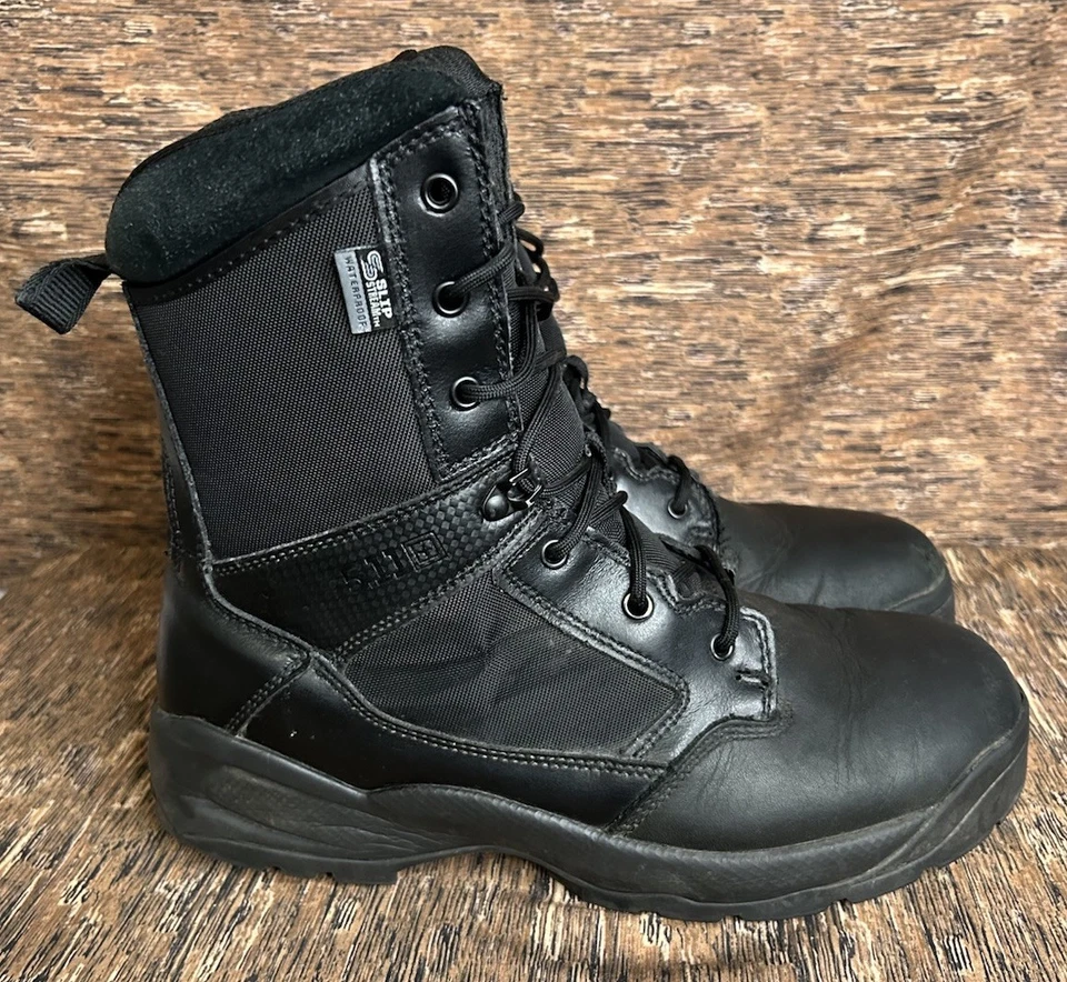 5.11 Tactical ATAC 2.0 8” Tormenta Impermeable Combate Botas Militares Negras Para Hombre 13 Foto 2 de 4