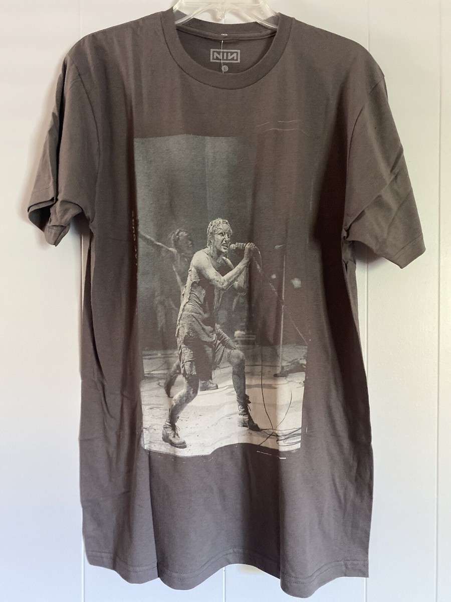 XL NINE INCH NAILS IN CONCERT Tシャツ NIN NINE INCH NAILS Concert (2XL) BLUE T-Shirt Trent Reznor