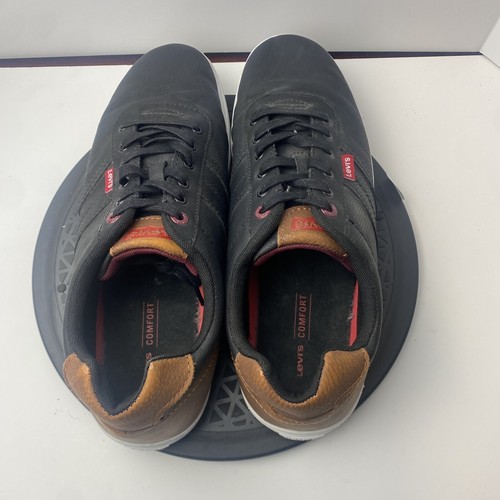 Levi’s Mens Size 10.5 Black Brown Casual Sneaker - Picture 5 of 8
