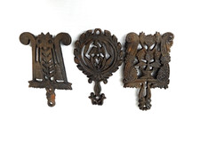 Wilton Cast Iron Trivets Lot Of 3 Assorted